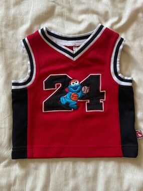 Vintage Sesame Street Cookie Monster Jersey
